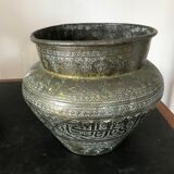 Vase persan bassin cache pot islamique ancien