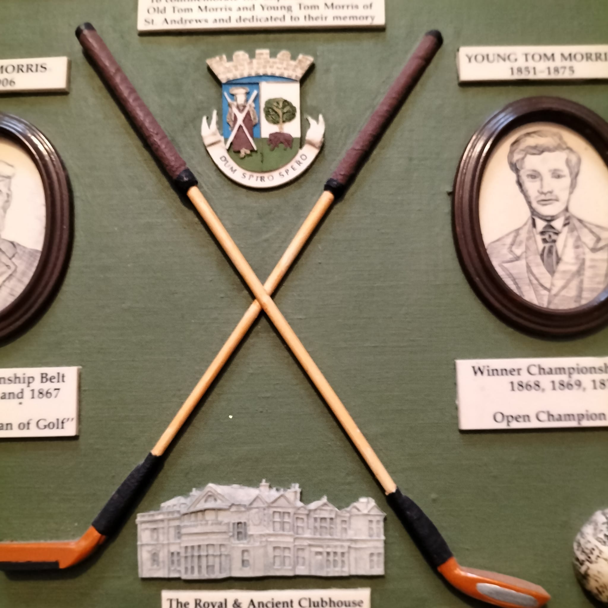 Cadre commémoratif Golf