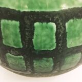 Ceramic globe vase, West Germany