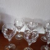 6 Nachtmann crystal wine glasses