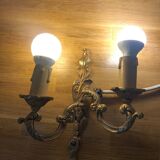 Paire d’appliques en bronze style Louis XV