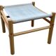 Vintage Safari Ottoman Footstool 70s design