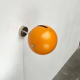 Mid-century Danish space age yellow ball wall lamps by Louis Poulsen, 1960s, set of 3.