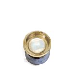 Brass With Mother Of Pearl Vase From The 70s