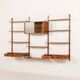 Mid century modern teak wall unit