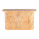 Rattan "leaves" console