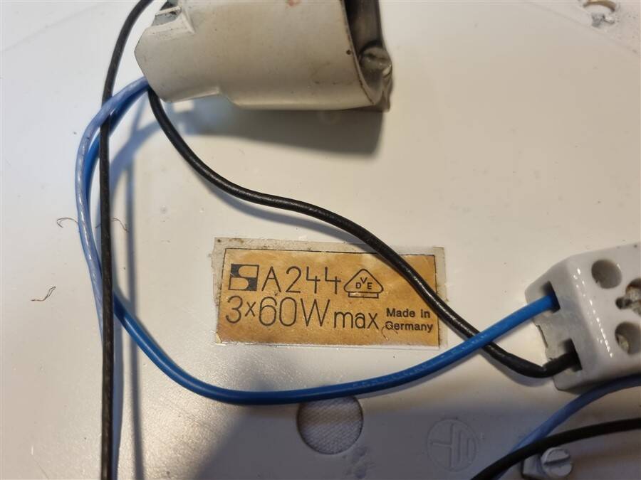 Vintage Staff ceiling light