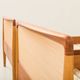 Danish modern teak, oak and cane beds in Hans Wegner style, set of 2 1960s