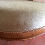 Almond green velvet convertible