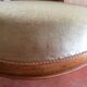 Fauteuil cabriolet velours vert amande