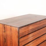 Large Danish chest of drawers in rosewood by Svend Langkilde from the 1960s.