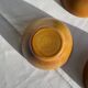 Lot de 4 petits bols marrons en verre H12 D13