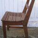 Rustic handcrafted wooden chair