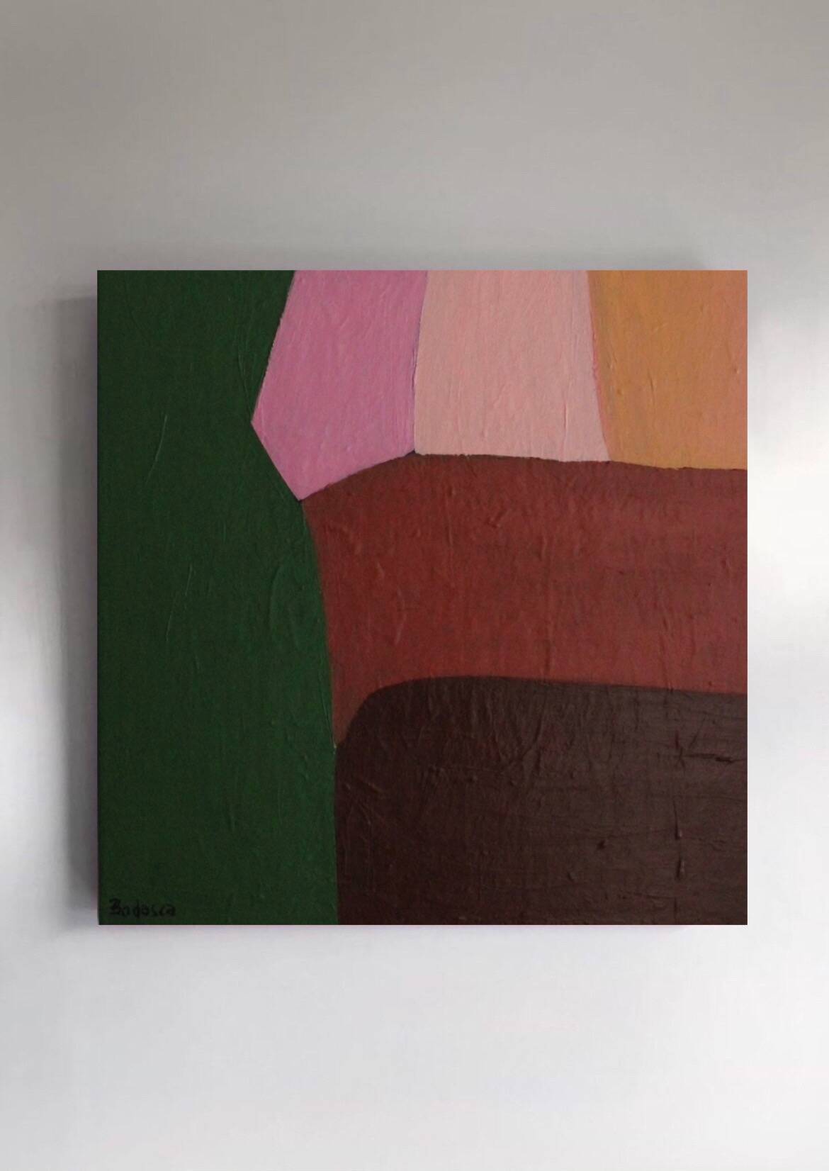 Abstract painting "late in the afternoon"
