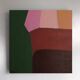 Abstract painting "late in the afternoon"