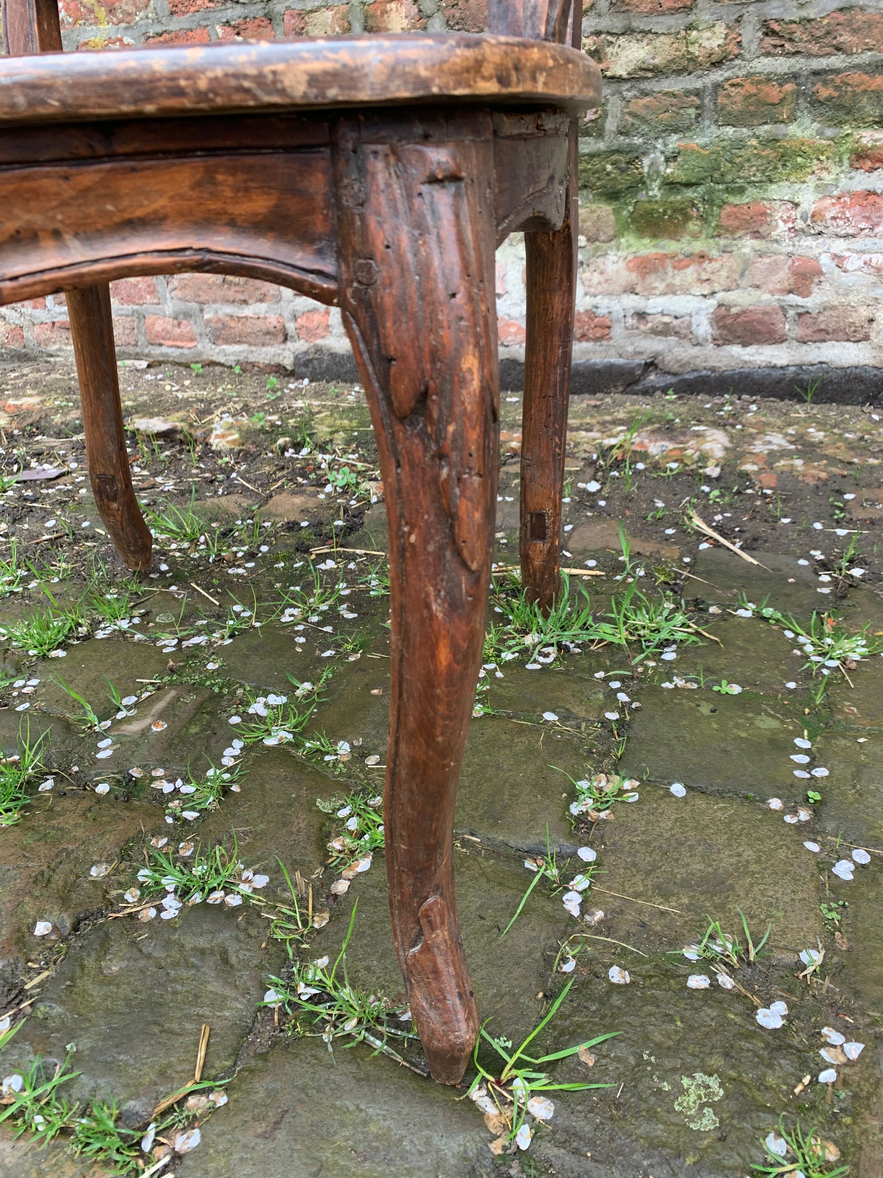 Canned armchair from the Regency period