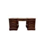 Classic English Chesterfield Partnerdesk Desk