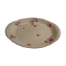 Plat ovale en porcelaine décor roses art déco Limoges unique