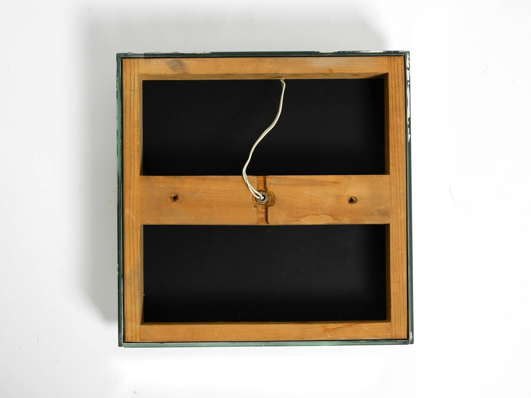 Stunning  large 1980s Italian mirror ceiling lamp in Postmodern design