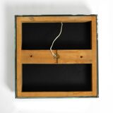 Stunning  large 1980s Italian mirror ceiling lamp in Postmodern design