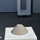 Duo of gray Indonesian ceramic bowls or salad bowls