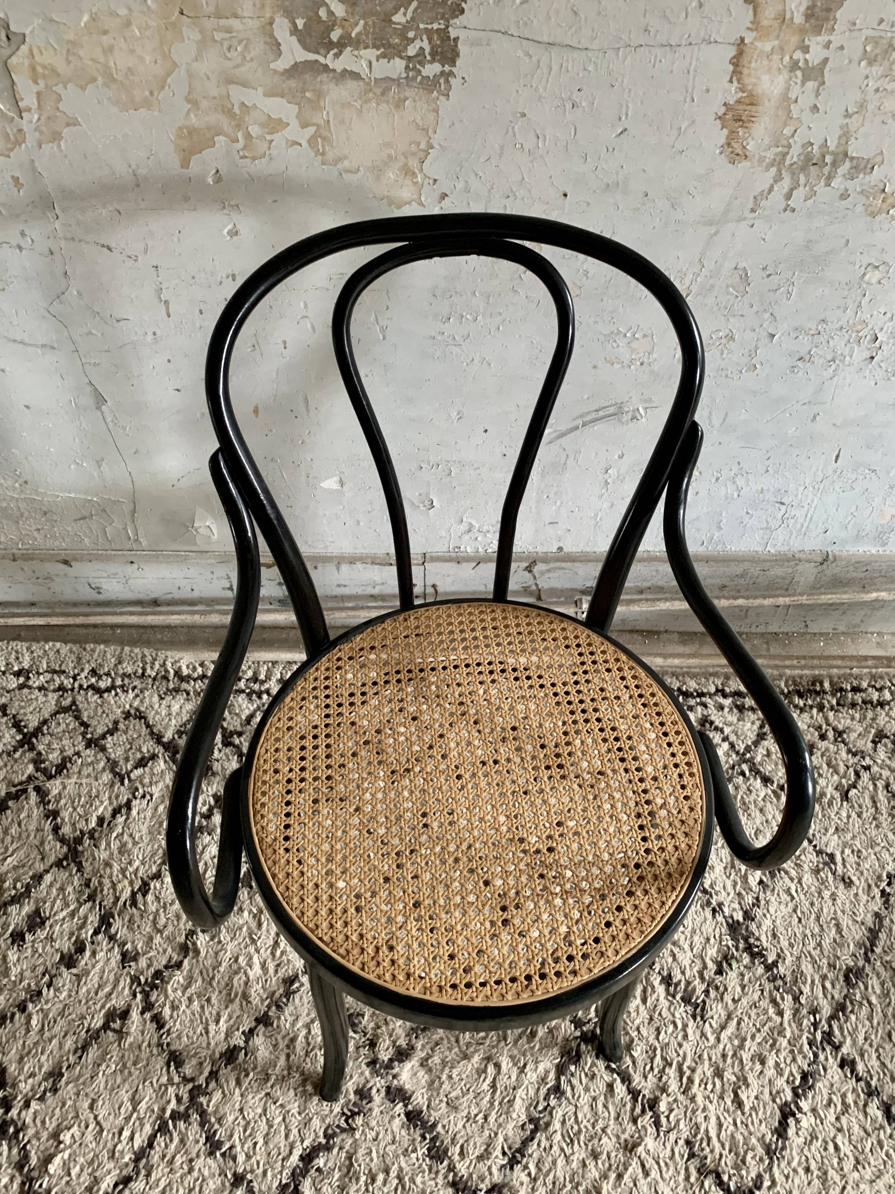 Fauteuil vintage cannage