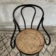 Fauteuil vintage cannage
