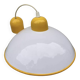 Targetti Sankey white and yellow glass pendant light