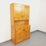Charlotte Perriand Les Arcs vintage pine storage unit from the 60s 70s