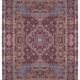 Large Antique Iranian Oriental Rug: Yazd: 4.45 X 3.30 Meters