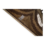 Handmade vintage bohemian jute rug, made in India, late 20th century.