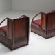 Paire de fauteuils Carlo et Piero Zen 1910