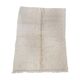 Moroccan Berber carpet Beni Ouarain ecru uni 243x184cm