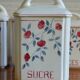 Lot of 6 porcelain spice jar