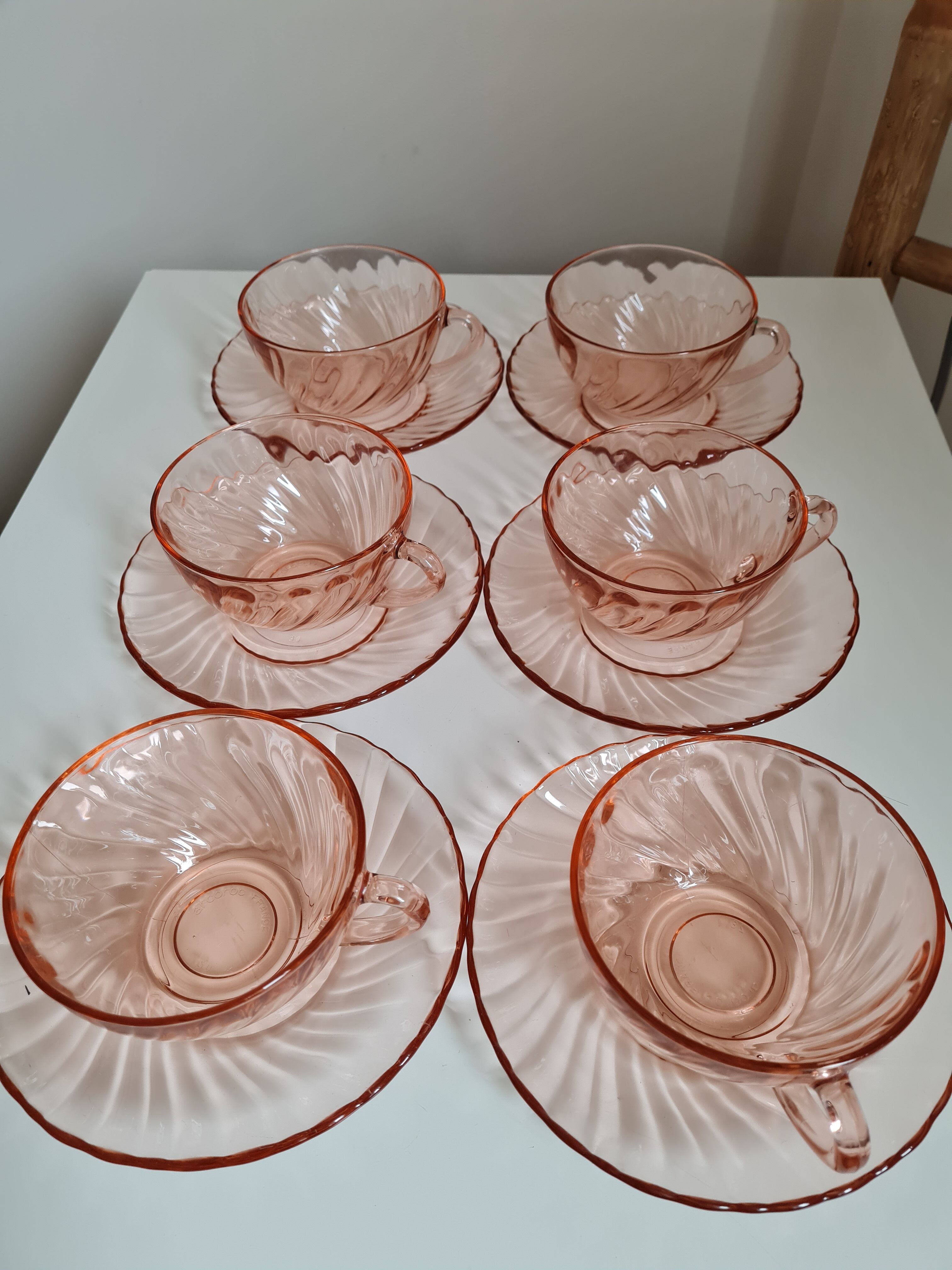 6 cups and under cups Rosaline Vintage