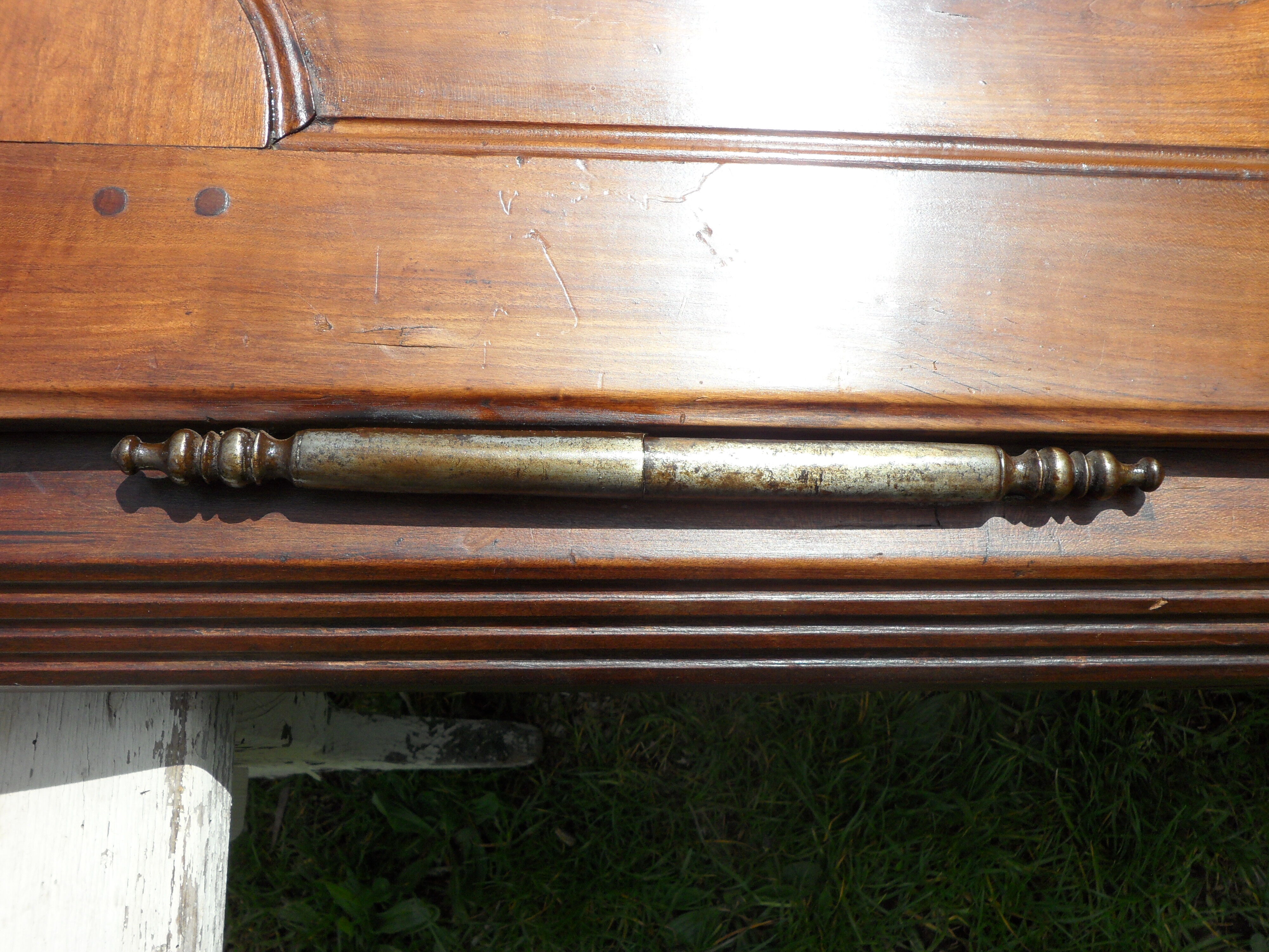 Old cabinet door with framing