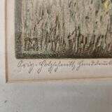 Lithograph by H. Majs