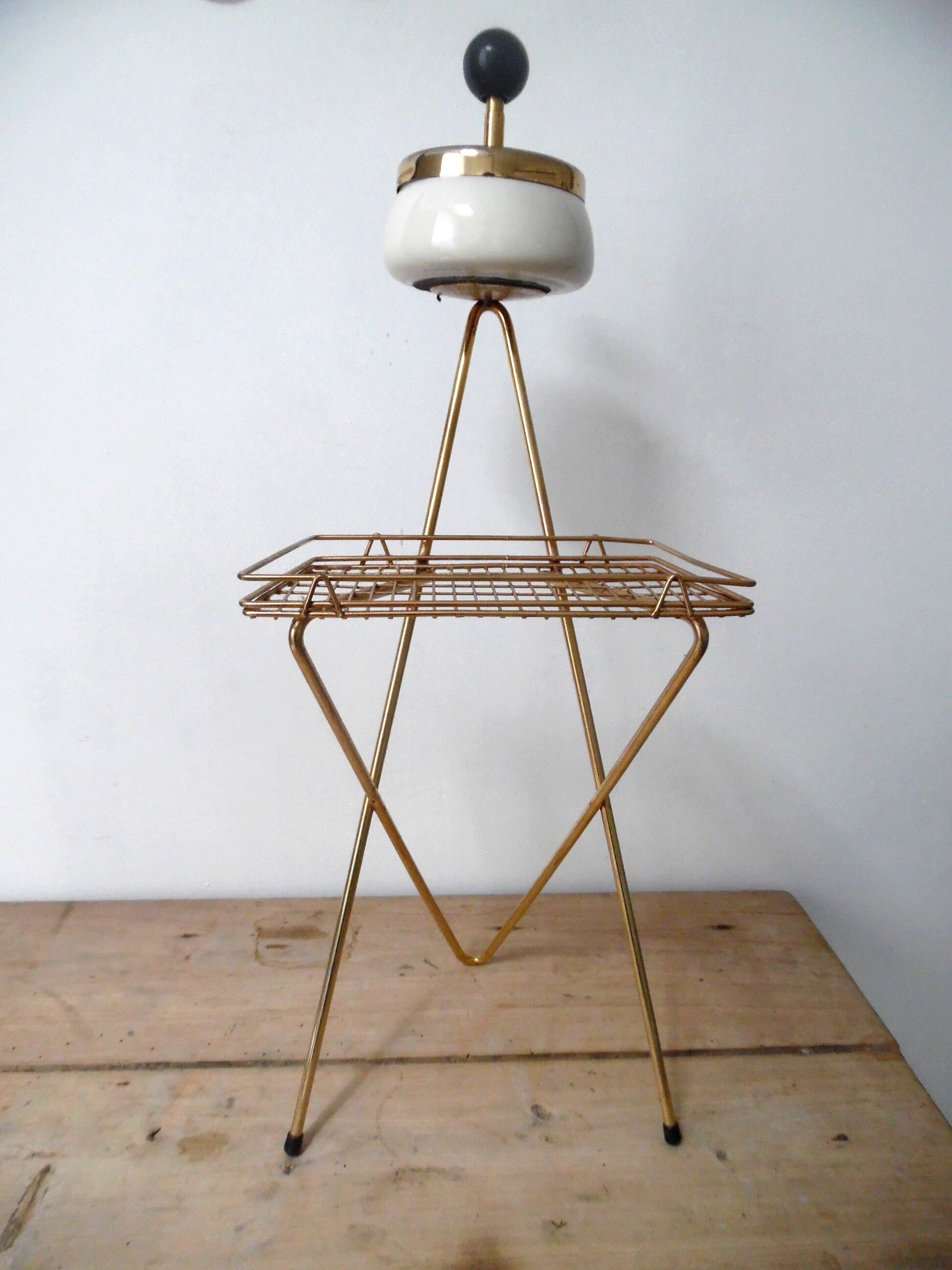 Vintage ashtray on feet