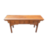 Extreme orient console table with 3 drawers