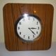 Electric wall clock in formica - 1950s