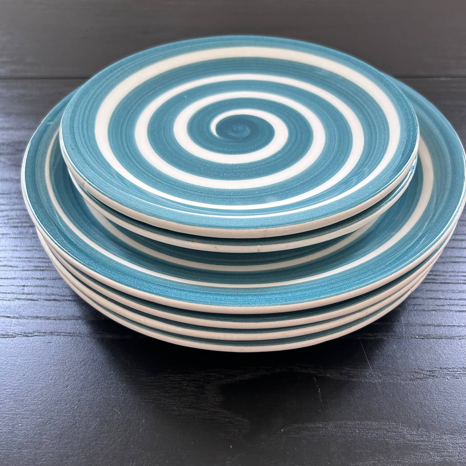 Set of 4 Italian plates