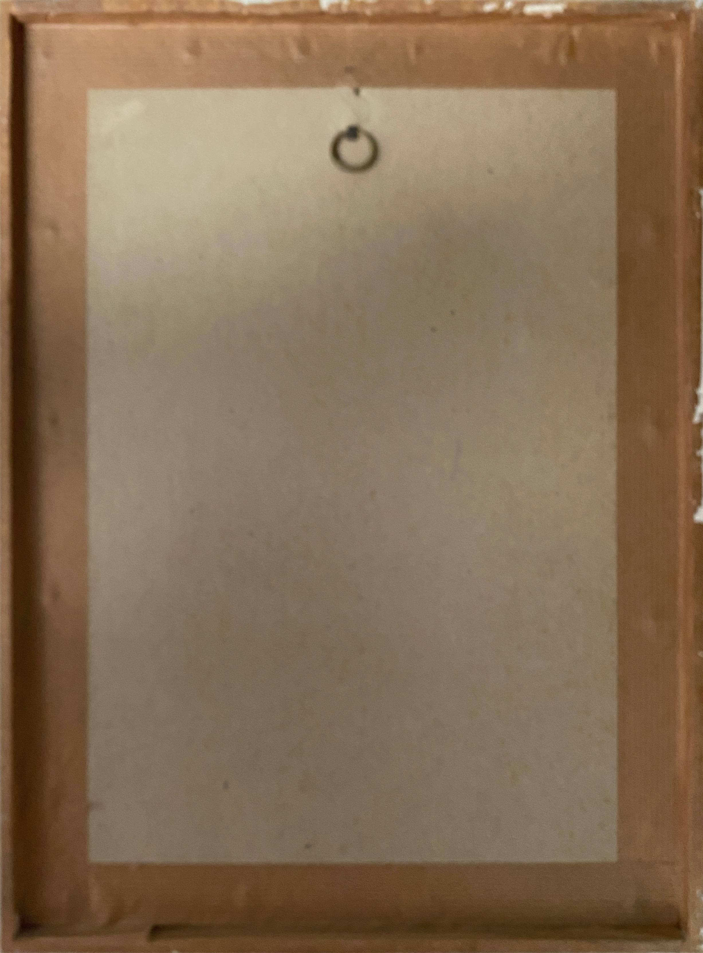 Watercolor Painting "Landscape at the River at Dusk" early 20th century