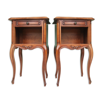 Pair of Louis XV-style bedside tables