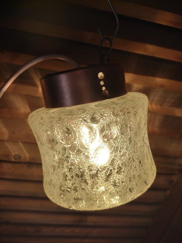 Baladeuse lampe globe verre givré étoilé support rose gold cuivre