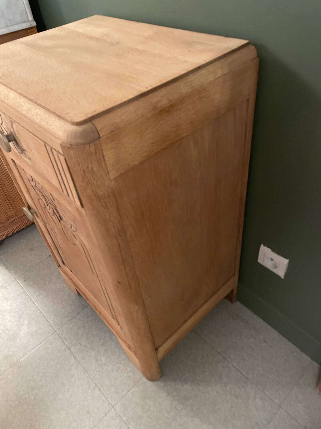 Art Deco sideboard, sandblasted
