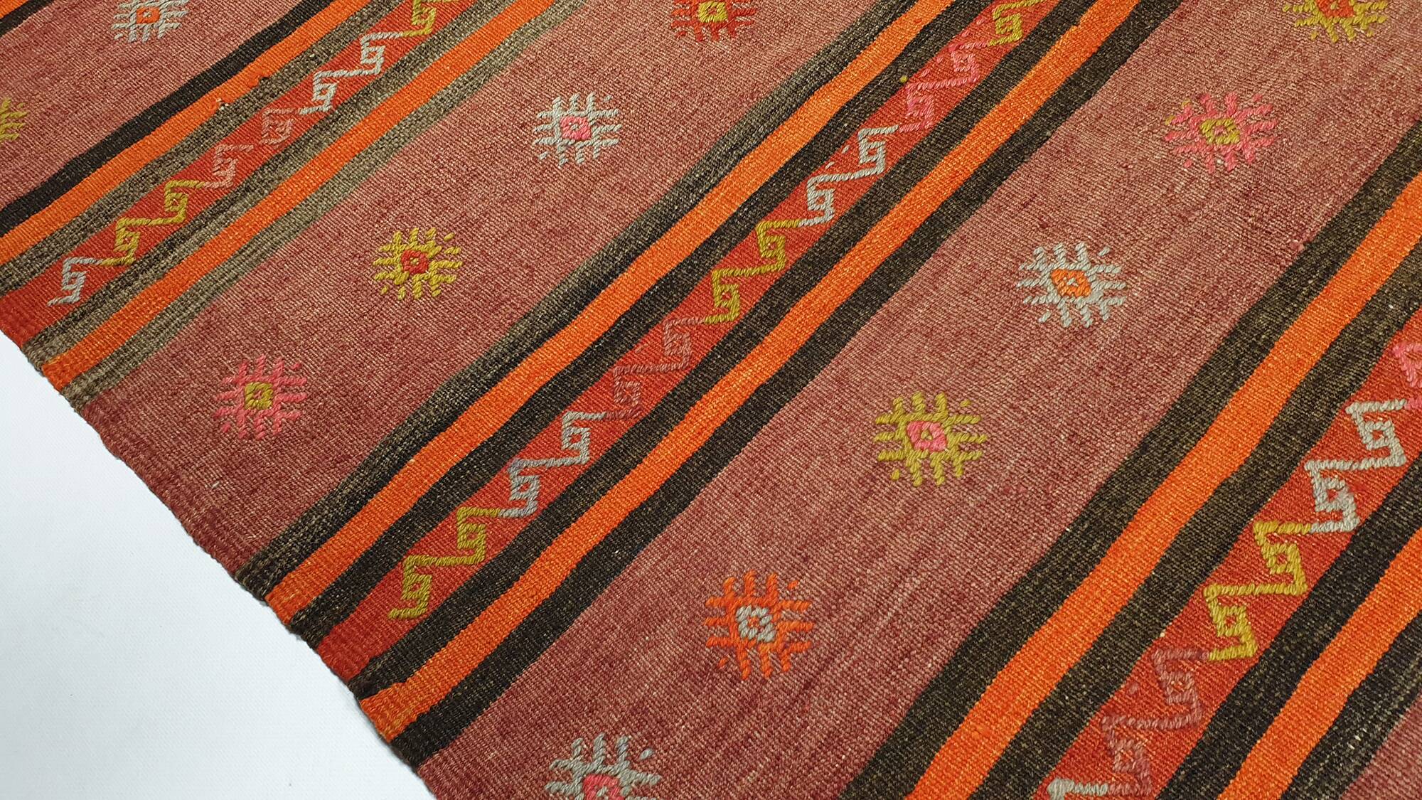 Turkish kilim rug, 309x172 cm