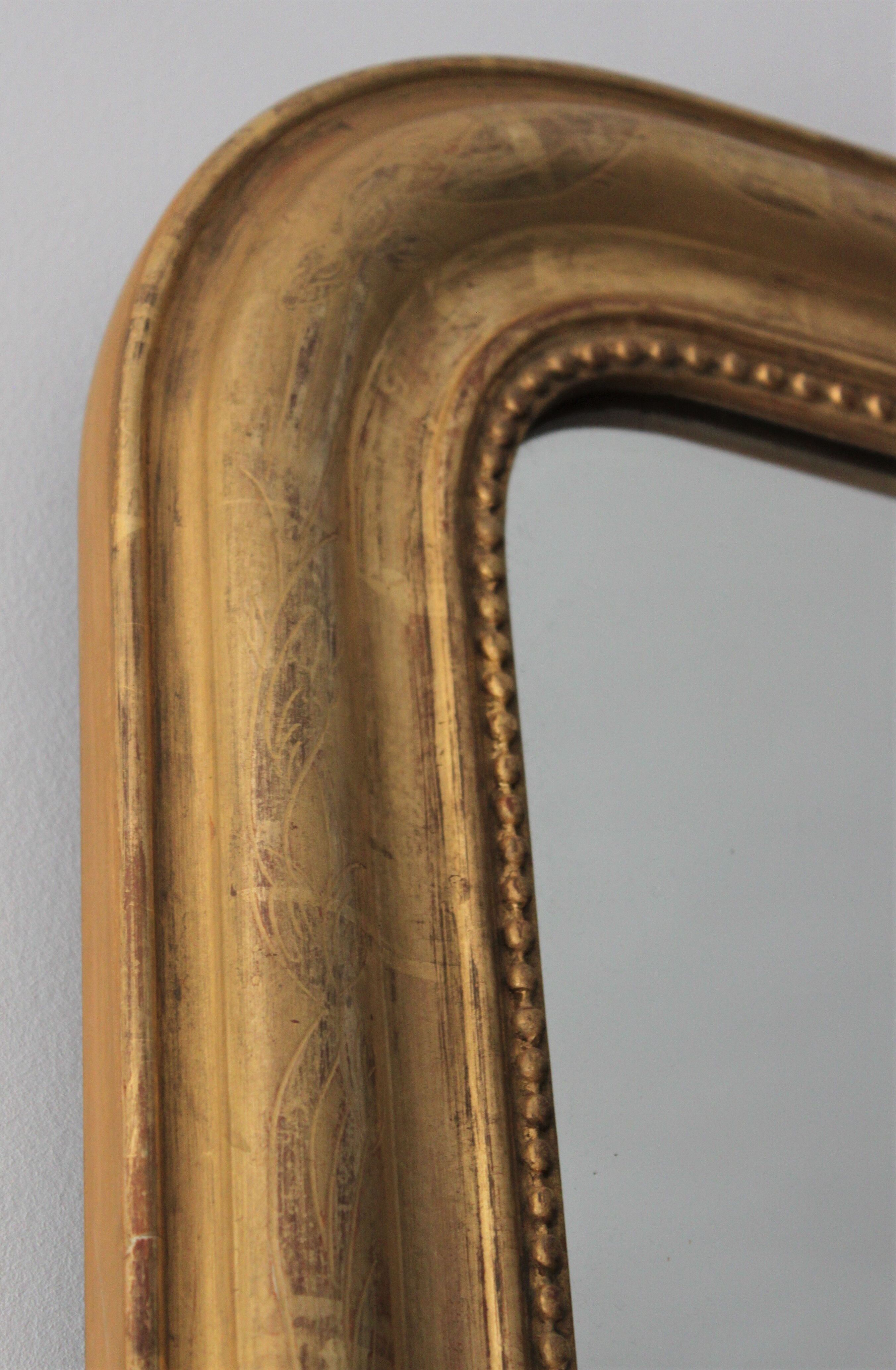 Louis Philippe old mirror dated 1896 59x80cm