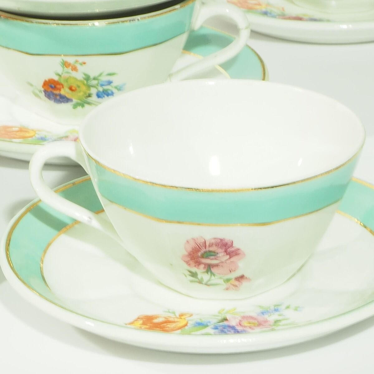 Set of 7 badonviller coffee cups