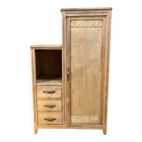 Asymmetrical vintage Art Deco wardrobe