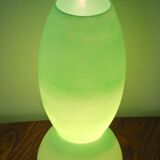 Lampe vintage Trait d'union des années 70-80 en pâte de verre soufflée